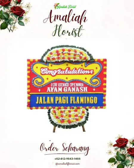 Sewa Papan Bunga Cawitali